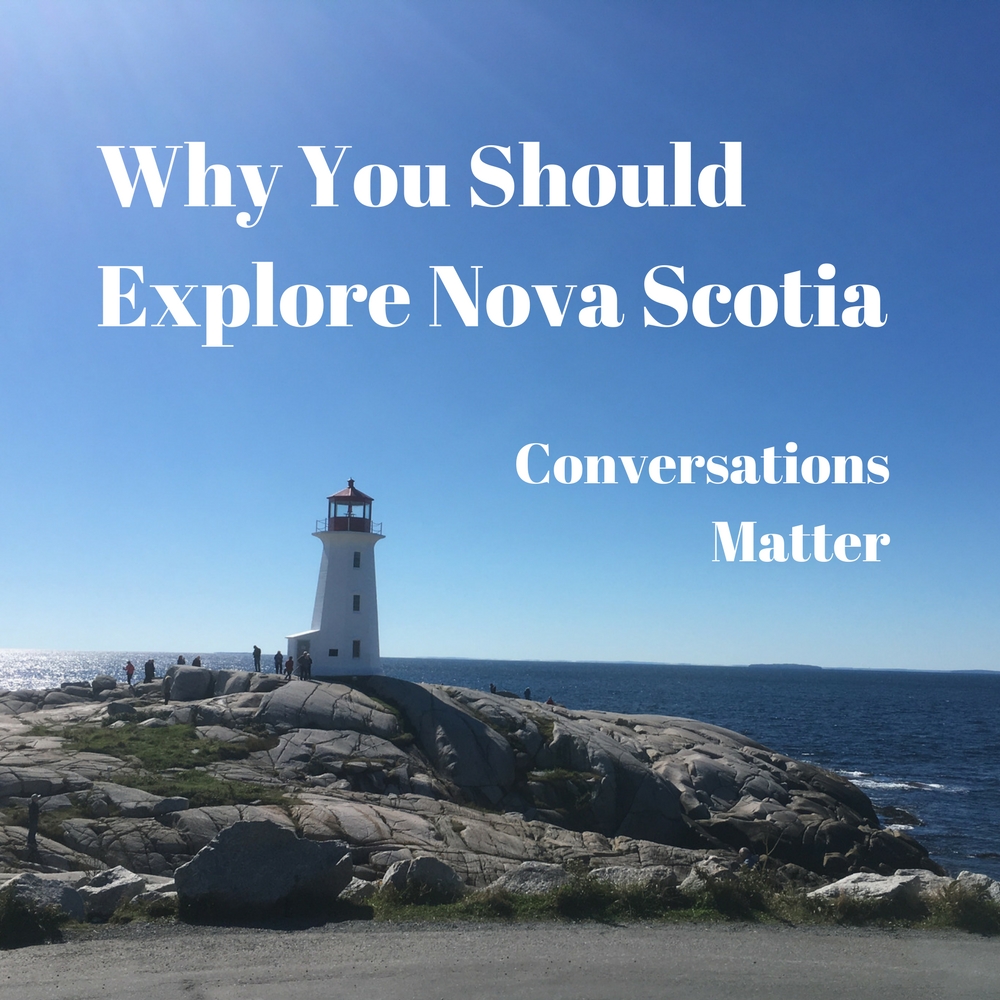 Nova Scotia Talk2MorePeople How to meet strangers. How to meet people. Travel Canada.
